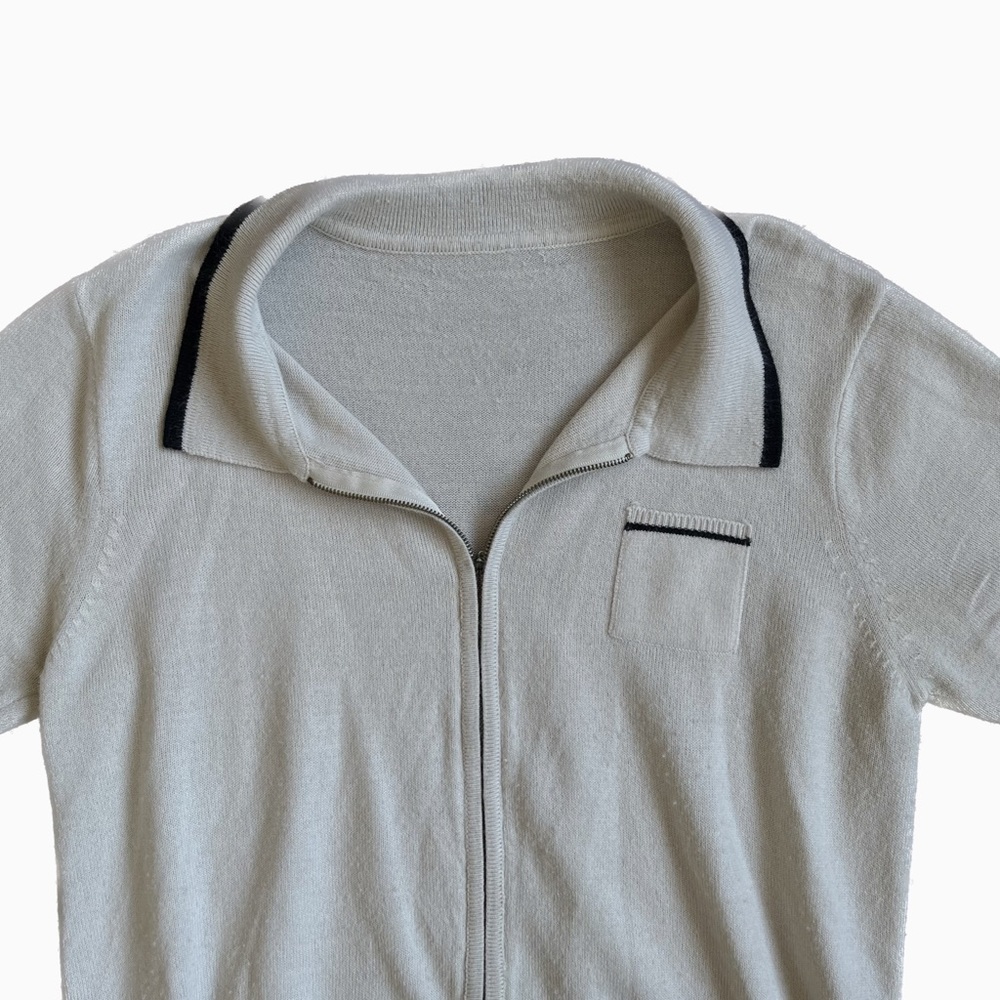 Knit Collared Shirt - Picture 3 of 4